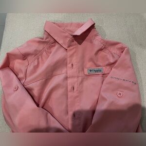 Girls Columbia PFG long sleeve buttoned down shirt (xs 6/6x)